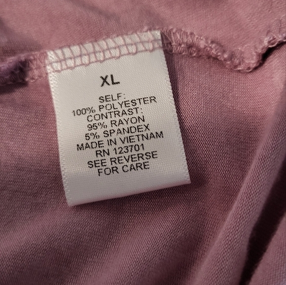 Roz & Ali Medallion Print Shawl Kimono Overlay Tank Top Size XL - Picture 5 of 11